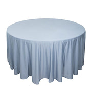 120" Scuba Polyester Round Tablecloth Wedding Table Linens