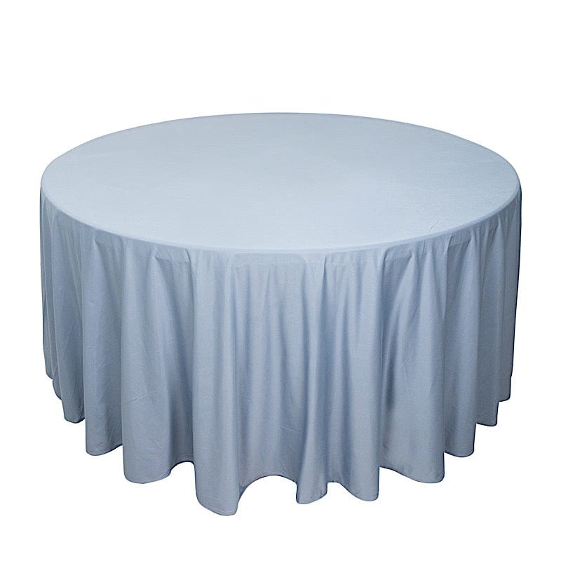 120" Scuba Polyester Round Tablecloth Wedding Table Linens