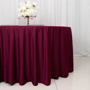 120" Scuba Polyester Round Tablecloth Wedding Table Linens