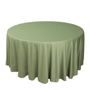 120" Scuba Polyester Round Tablecloth Wedding Table Linens