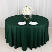 120" Scuba Polyester Round Tablecloth Wedding Table Linens