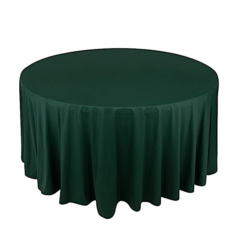 120" Scuba Polyester Round Tablecloth Wedding Table Linens