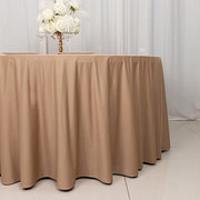 120" Scuba Polyester Round Tablecloth Wedding Table Linens