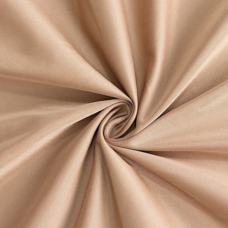 120" Scuba Polyester Round Tablecloth Wedding Table Linens