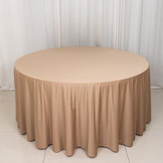 120" Scuba Polyester Round Tablecloth Wedding Table Linens
