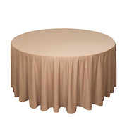 120" Scuba Polyester Round Tablecloth Wedding Table Linens