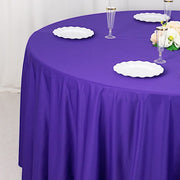 120" Scuba Polyester Round Tablecloth Wedding Table Linens