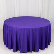 120" Scuba Polyester Round Tablecloth Wedding Table Linens
