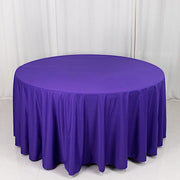 120" Scuba Polyester Round Tablecloth Wedding Table Linens