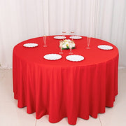 120" Scuba Polyester Round Tablecloth Wedding Table Linens