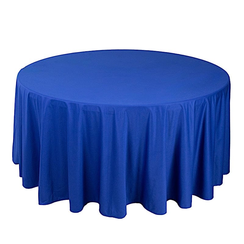 120" Scuba Polyester Round Tablecloth Wedding Table Linens