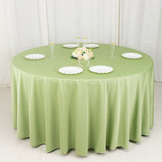 120" Scuba Polyester Round Tablecloth Wedding Table Linens