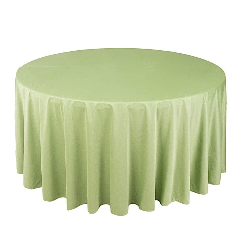 120" Scuba Polyester Round Tablecloth Wedding Table Linens