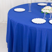 120" Scuba Polyester Round Tablecloth Wedding Table Linens