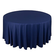 120" Scuba Polyester Round Tablecloth Wedding Table Linens