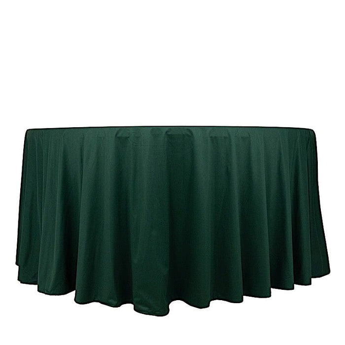 120" Scuba Polyester Round Tablecloth Wedding Table Linens TAB_SCUBA_120_HUNT