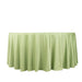 120" Scuba Polyester Round Tablecloth Wedding Table Linens TAB_SCUBA_120_SAGE