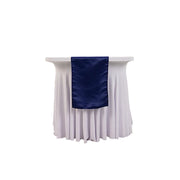12x108" Lamour Satin Table Runner RUN_LAMR_NAVY
