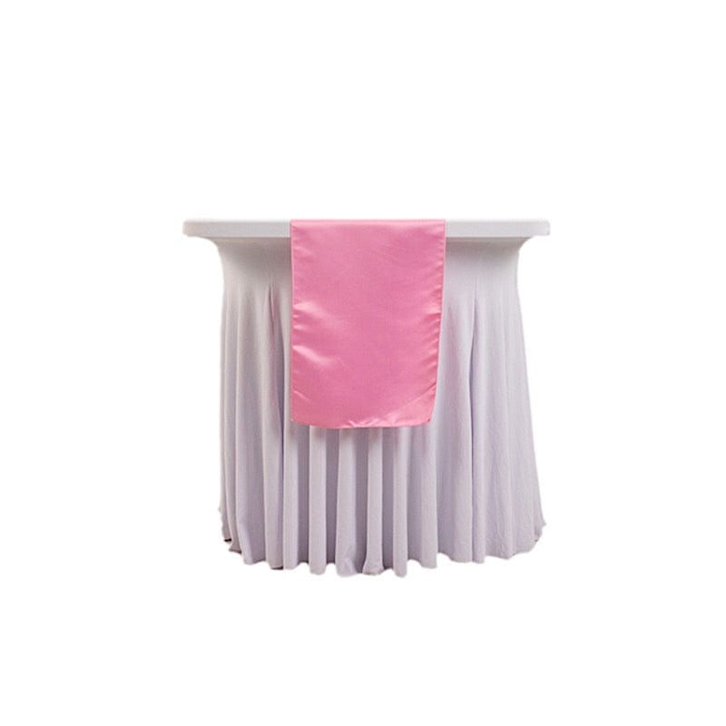 12x108" Lamour Satin Table Runner RUN_LAMR_PINK