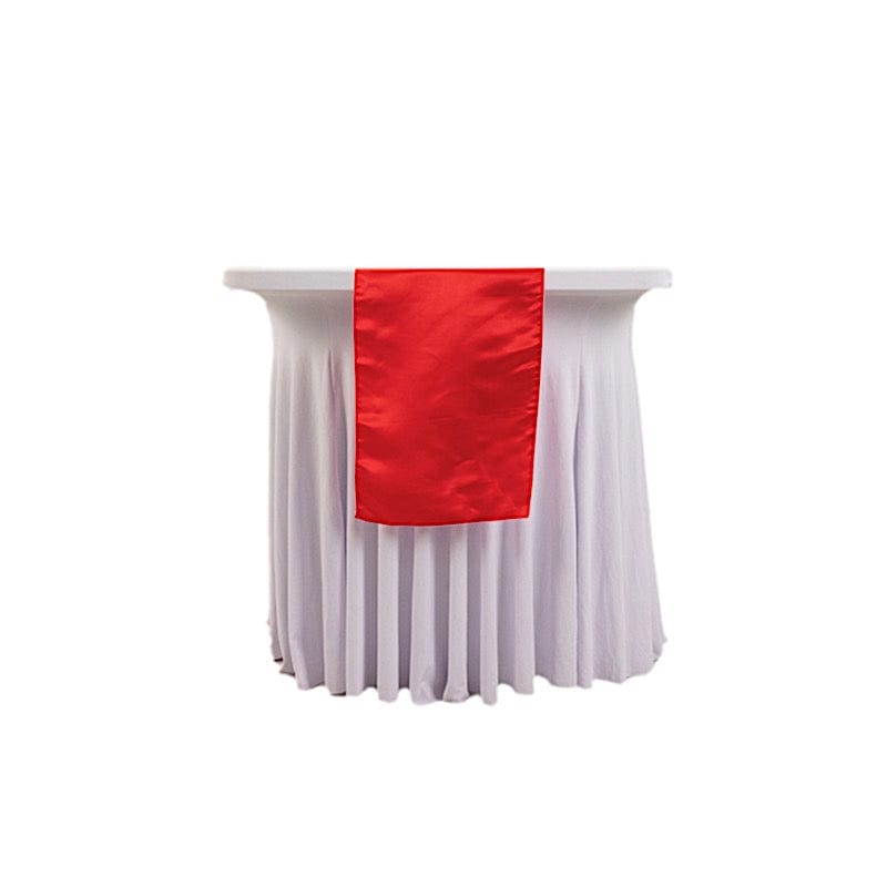 12x108" Lamour Satin Table Runner RUN_LAMR_RED