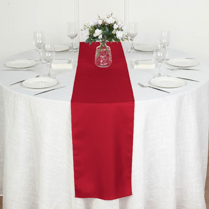 12x108" Polyester Table Top Runner Wedding Decorations