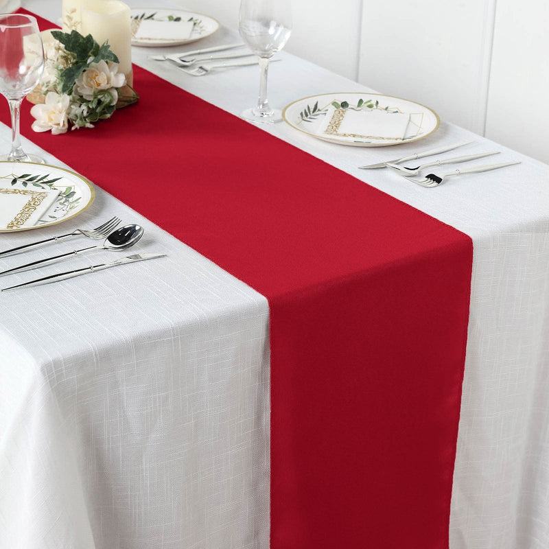 12x108" Polyester Table Top Runner Wedding Decorations