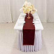 12x108" Satin Table Runner Lustrous Wedding Decorations