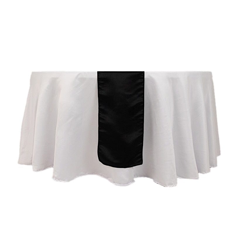 12x108" Satin Table Runner Lustrous Wedding Decorations