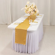 12x108" Satin Table Runner Lustrous Wedding Decorations