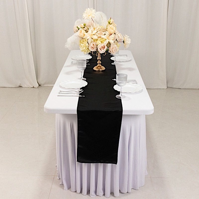 12x108" Satin Table Runner Lustrous Wedding Decorations