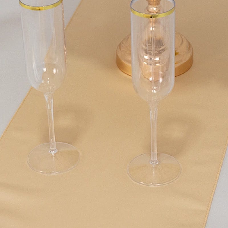 12x108" Satin Table Runner Lustrous Wedding Decorations