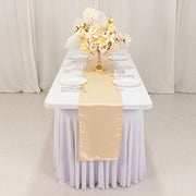 12x108" Satin Table Runner Lustrous Wedding Decorations
