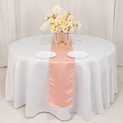 12x108" Satin Table Runner Lustrous Wedding Decorations