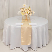 12x108" Satin Table Runner Lustrous Wedding Decorations