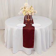 12x108" Satin Table Runner Lustrous Wedding Decorations