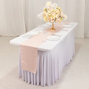12x108" Satin Table Runner Lustrous Wedding Decorations