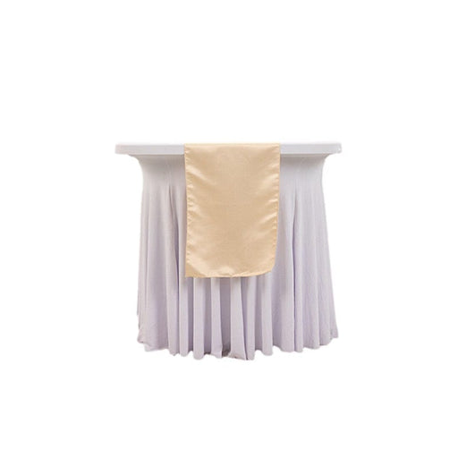 12x108" Satin Table Runner Lustrous Wedding Decorations RUN_LAMR_081