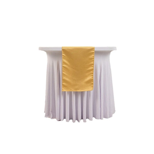 12x108" Satin Table Runner Lustrous Wedding Decorations RUN_LAMR_CHMP