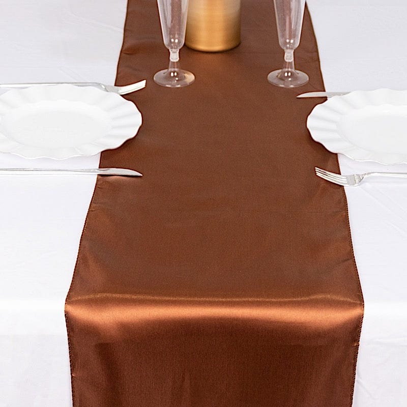 12x108" Satin Table Top Runner Wedding Decorations