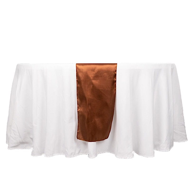 12x108" Satin Table Top Runner Wedding Decorations