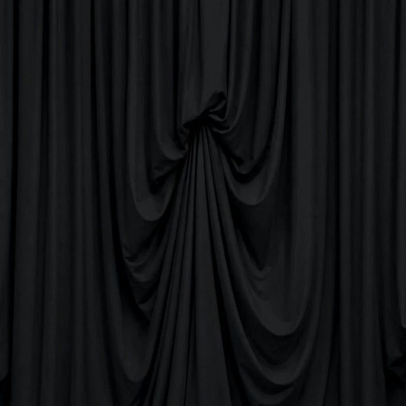 13 ft x 20 ft Pre-Sewn Spandex Backdrop Curtain with 3 Adjustable Ribbon Ties