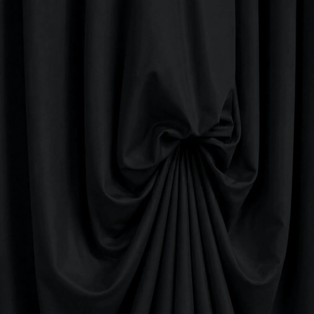 13 ft x 20 ft Pre-Sewn Spandex Backdrop Curtain with 3 Adjustable Ribbon Ties