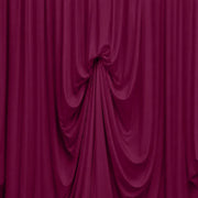 13 ft x 20 ft Pre-Sewn Spandex Backdrop Curtain with 3 Adjustable Ribbon Ties