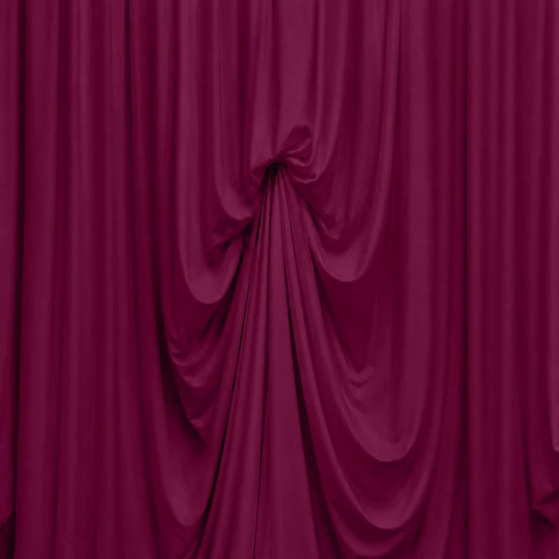13 ft x 20 ft Pre-Sewn Spandex Backdrop Curtain with 3 Adjustable Ribbon Ties