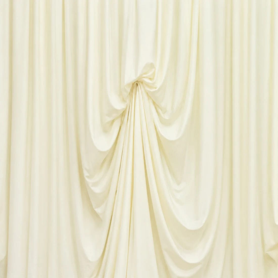 13 ft x 20 ft Pre-Sewn Spandex Backdrop Curtain with 3 Adjustable Ribbon Ties
