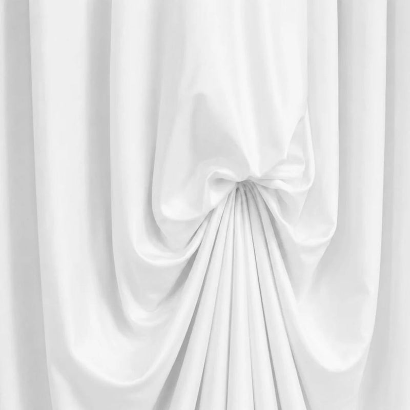 13 ft x 20 ft Pre-Sewn Spandex Backdrop Curtain with 3 Adjustable Ribbon Ties
