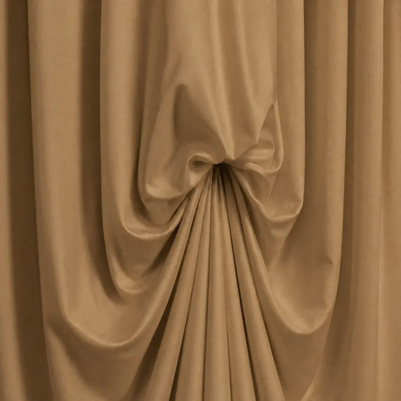 13 ft x 20 ft Pre-Sewn Spandex Backdrop Curtain with 3 Adjustable Ribbon Ties