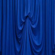 13 ft x 20 ft Pre-Sewn Spandex Backdrop Curtain with 3 Adjustable Ribbon Ties