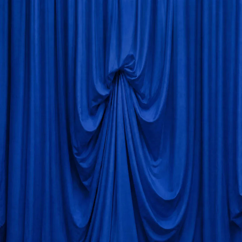 13 ft x 20 ft Pre-Sewn Spandex Backdrop Curtain with 3 Adjustable Ribbon Ties
