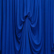 13 ft x 20 ft Pre-Sewn Spandex Backdrop Curtain with 3 Adjustable Ribbon Ties